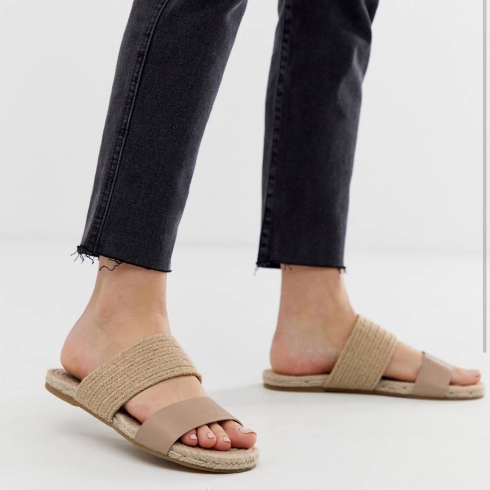 ASOS DESIGN espadrille mules